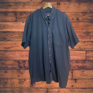 5 for $25🔥Canyon‎ Ridge Navy Button Front Shirt 3XL Tall